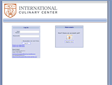 Tablet Screenshot of my.internationalculinarycenter.com